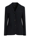 Rrd Woman Blazer Midnight Blue Size 4 Polyamide, Elastane In Blue