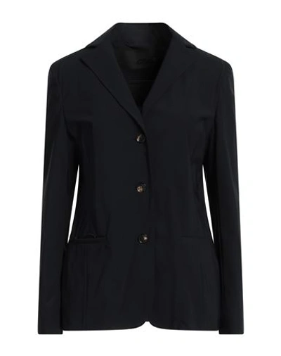 Rrd Woman Blazer Midnight Blue Size 10 Polyamide, Elastane