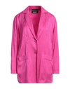 BOUTIQUE MOSCHINO BOUTIQUE MOSCHINO WOMAN BLAZER FUCHSIA SIZE 12 VISCOSE