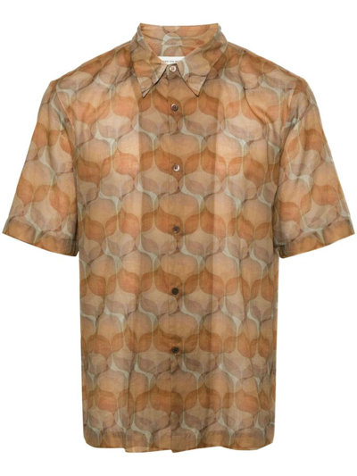 Dries Van Noten Clasen Shirt In Beige