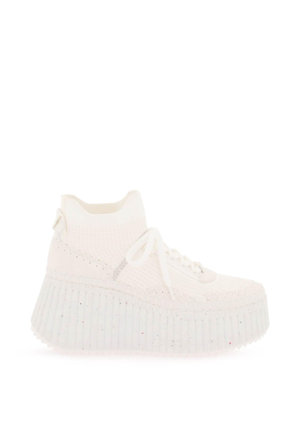 Chloé 'nama' Trainers With Plateau In White