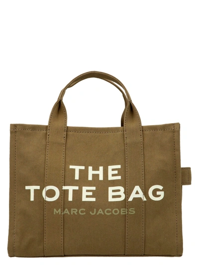 Marc Jacobs Khaki 'the Medium Tote Bag' Tote In 372 Slate Green