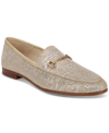 Sam Edelman Loraine Bit Loafer In Platinum Basketweave