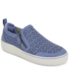 Jambu Womens Cushioned Footbed Leather Casual And Fashion Sneakers In Denim