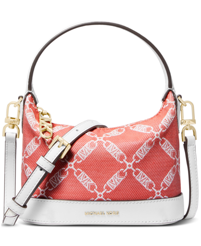 Michael Kors Michael  Wythe Small Top Handle Crossbody In Spiced Coral