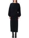 Isabel Marant Étoile Black Salomon Midi Dress In Black