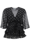 Ganni Shirts Black In Black (black)