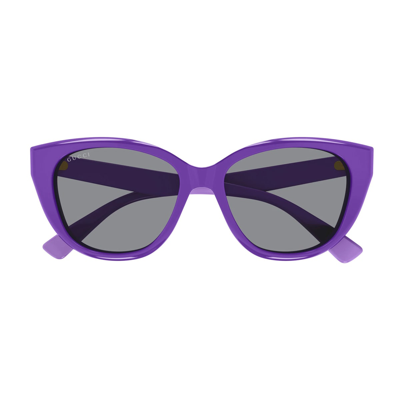 Gucci Cat-eye Frame Sunglasses In Purple