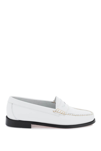 G.h.bass &amp; Co. Weejuns Penny Loafers In White (white)