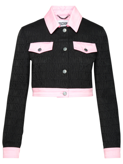 Moschino Black Cotton Blend Jacket