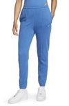 Nike Women's  Sportswear Chill Terry Slim High-waisted French Terry Sweatpants In Blue