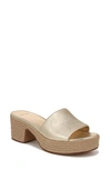 Vince Margo Metallic Espadrille Slide Sandals