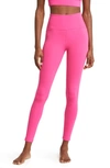 Beyond Yoga Spacedye Caught In The Midi High Waisted Legging In Pink Energy