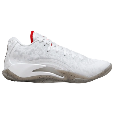 Jordan Mens  Zion 3 In White/grey/university Red