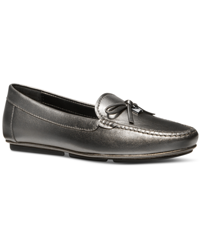 Michael Kors Michael  Women's Juliette Moccasin Loafer Flats In Anthracite