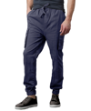 Galaxy By Harvic Men's Slim Fit Stretch Cargo Jogger Pants In Navy