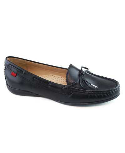 Marc Joseph New York Women's Diana St Casual Loafers In Black Napa