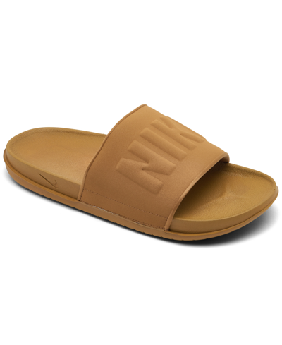 Nike Men's Offcourt Slide Sandals From Finish Line In Light British Tan