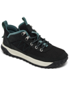 Timberland Women's Greenstride Motion 6 Leather Hiking Boots From Finish Line In Black Nubuck