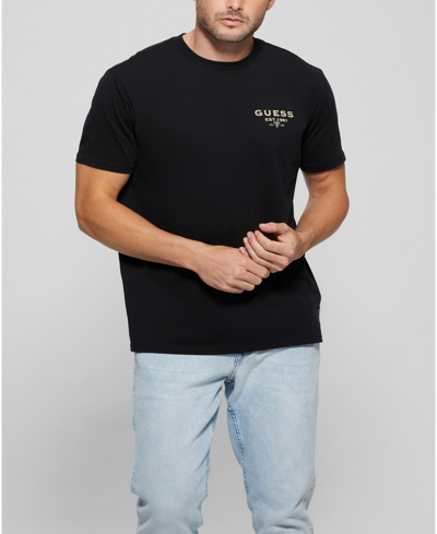 Guess Men's Signature Short Sleeve T-shirt In Black