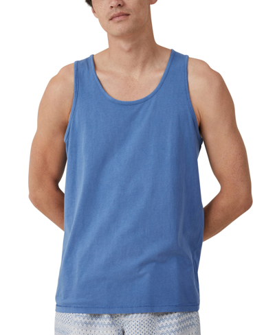 Cotton On Men's Relaxed Fit Tank Top In Washed Cobalt