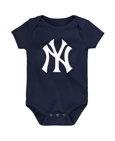 Outerstuff Babies' Newborn And Infant Boys And Girls Navy New York Yankees Primary Team Logo Bodysuit