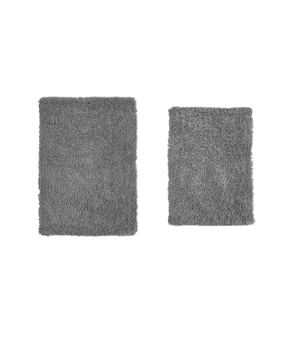 Home Weavers Fantasia 2-pc. Bath Rug Set In Grey