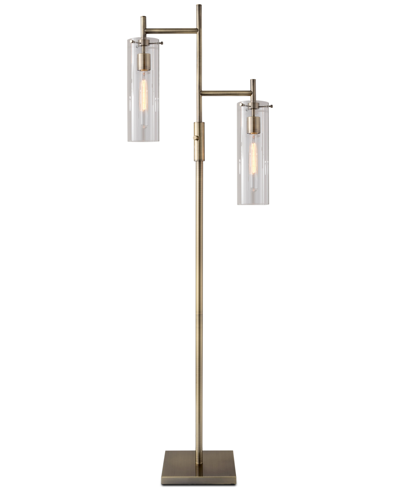 Adesso Dalton Floor Lamp In Antique Bronze