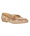 GUESS WOMEN'S ISAAC SLIP ON FLAT LOAFERS WITH HARDWARE