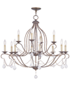 LIVEX CHESTERFIELD 33" CHANDELIER