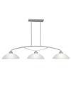 Livex Somerset Kitchen Island Chandelier In Brushed Nickel