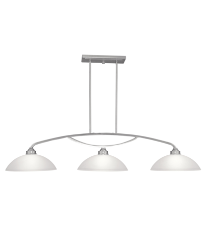 Livex Somerset Kitchen Island Chandelier In Brushed Nickel