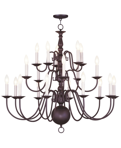 Livex Williamsburg Chandelier Light In Bronze