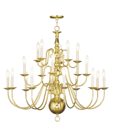 Livex Williamsburg Chandelier Light In Gold