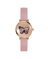 Olivia Burton Women's Signature Butterfly Rose Gold-tone Stainless Steel Mesh Watch 28mm In Rose Gold