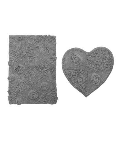 Home Weavers Modesto 2-pc. Bath Rug Set In Grey