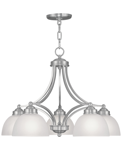 Livex Somerset Brushed Nickel Chandelier