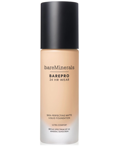 Bareminerals Barepro 24hr Wear Skin-perfecting Matte Liquid Foundation Mineral Spf 20, 1 Oz. In Fair  Warm