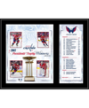FANATICS AUTHENTIC WASHINGTON CAPITALS 12" X 15" 2016-17 PRESIDENTS' TROPHY WINNERS SUBLIMATED ROSTER PLAQUE