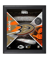 FANATICS AUTHENTIC ANAHEIM DUCKS FRAMED 15" X 17" TEAM IMPACT COLLAGE WITH A PIECE OF GAME-USED PUCK