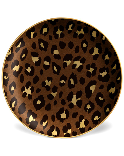 L'objet Leopard Dessert Plate, Set Of 4