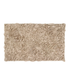 Home Weavers Bell Flower Bath Rug, 21" X 34" In Linen