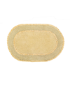 Home Weavers Double Ruffle Bath Rug, 24" X 40" In Butter