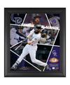 FANATICS AUTHENTIC CHARLIE BLACKMON COLORADO ROCKIES FRAMED 15" X 17" IMPACT PLAYER COLLAGE WITH A PIECE OF GAME-USED B