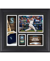 FANATICS AUTHENTIC KYLE SEAGER SEATTLE MARINERS FRAMED 15" X 17" PLAYER COLLAGE WITH A PIECE OF GAME-USED BALL