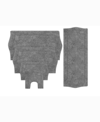 Home Weavers Waterford 5-pc. Bath Rug Set In Grey