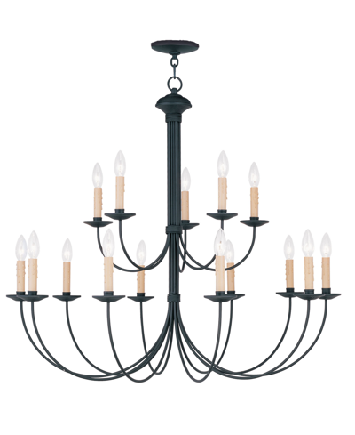 Livex Heritage Chandelier Light In Black