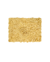 Home Weavers Bell Flower Bath Rug, 17" X 24" In Butter