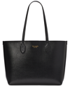 Kate Spade New York Bleecker Large Leather Tote In Parchment.
