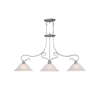 Livex Coronado 3-light Pendant In Brushed Nickel